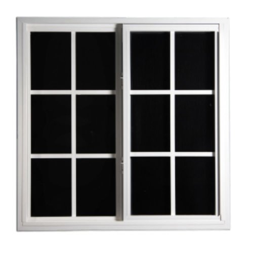 30 in. x 36  in. Aluminum  Single  Glider Windows Carisol-AGW30-36